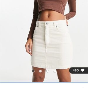 Asos corduroy mini skirt